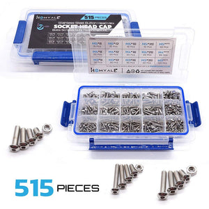304 Stainless Steel Screw and Nut Assortment Set